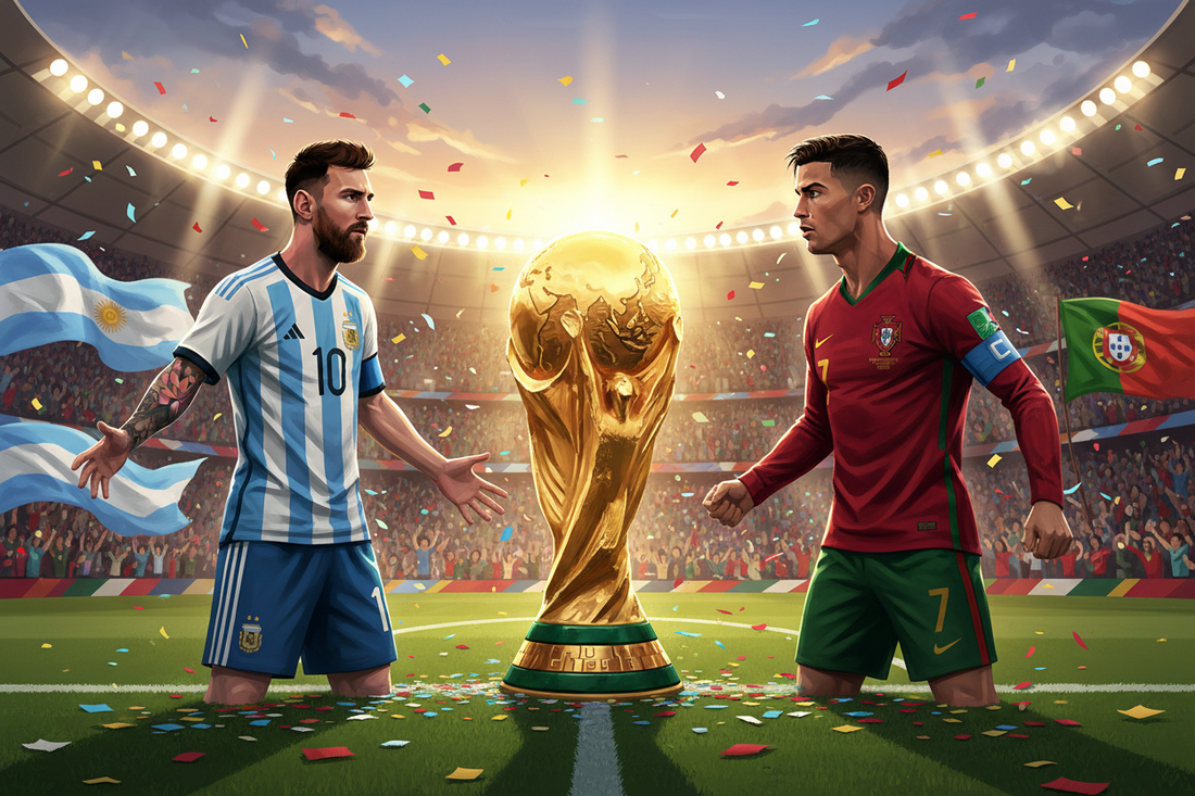 Messi vs. Ronaldo at the World Cup: A Comparison of Stats and Legacies in Their Final Farewell