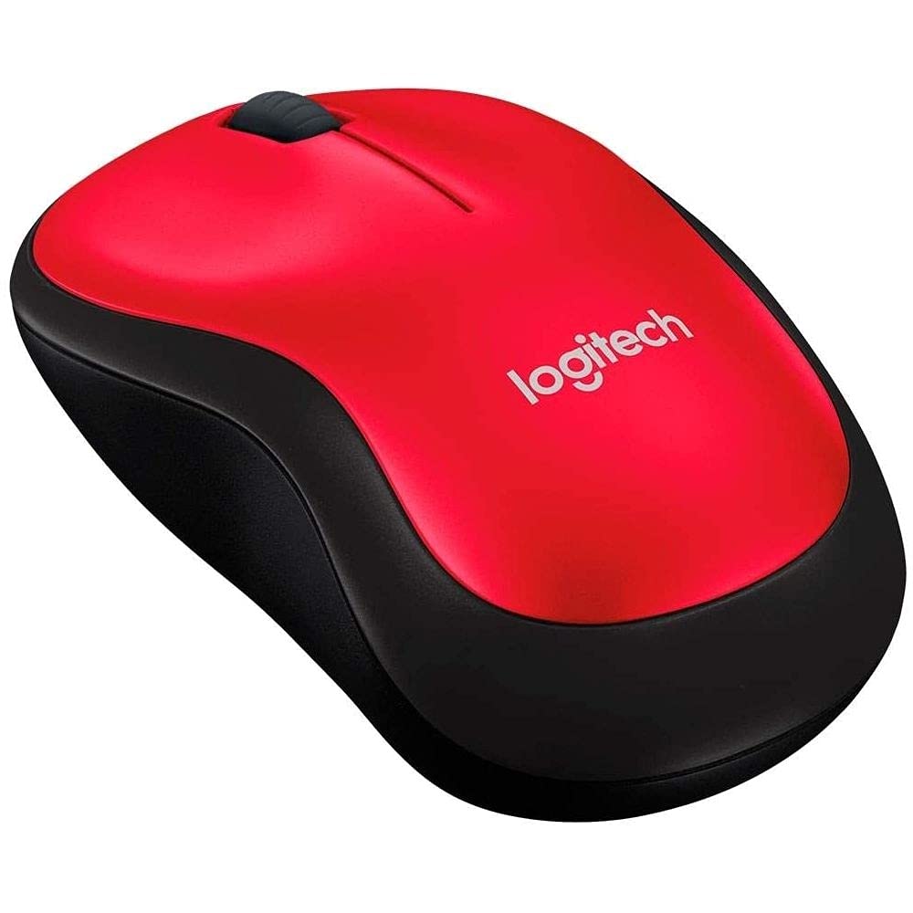 Logitech M185 Wireless Mouse, 2.4GHz with USB Mini Receiver, 12-Month Battery Life, 1000 DPI Optical Tracking, Ambidextrous PC/Mac/Laptop - Swift Grey