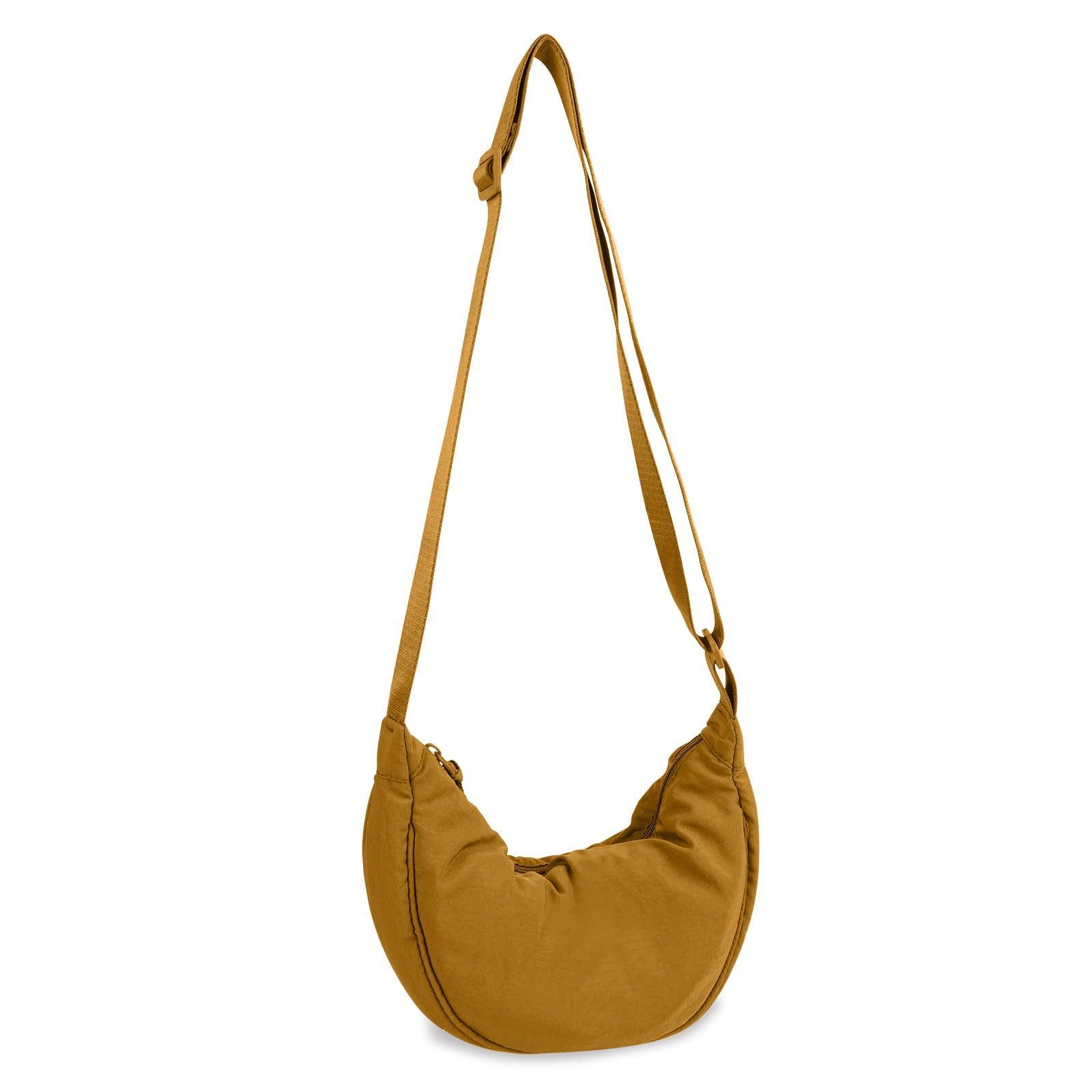 Nylon Crescent Crossbody Bag for Women Purses Trendy Men,Small Travel Sling Bag Hobo