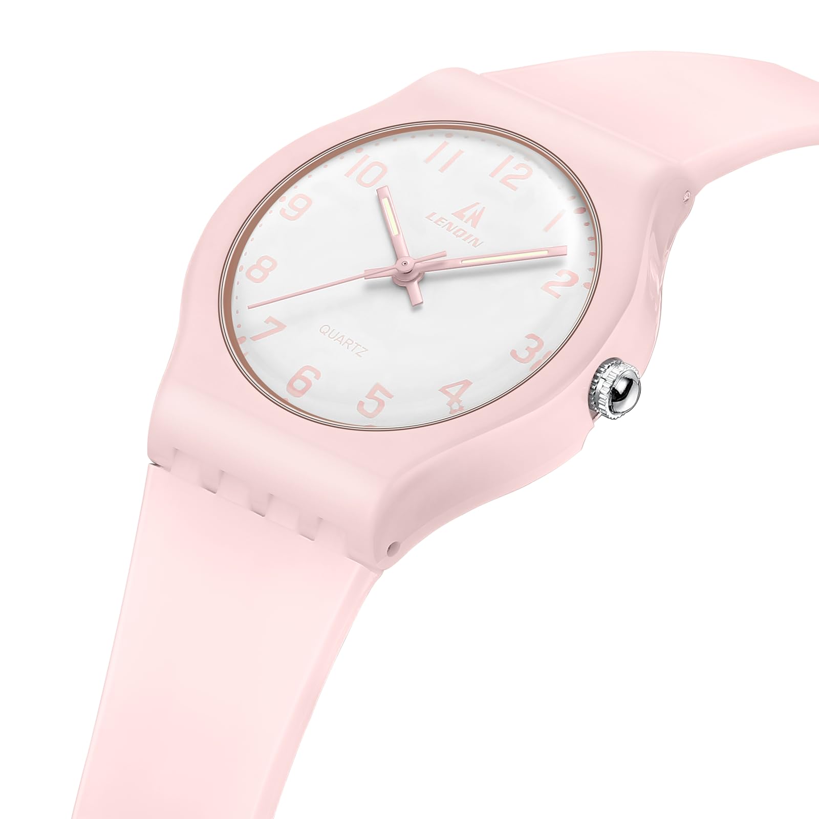 LN LENQIN Ladies Watches Analog Quartz Watch for Women Waterproof Women's Wrist Watches Easy Reader Womens Watch with Leather Strap