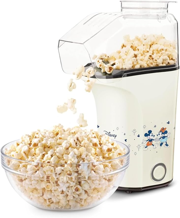 DASH Fresh Pop Popcorn Maker - Oil-Free, Air Popcorn Popper - With Measuring Cup & Recipe Guide - Perfect for Movie Nights - 16 Cups, Aqua