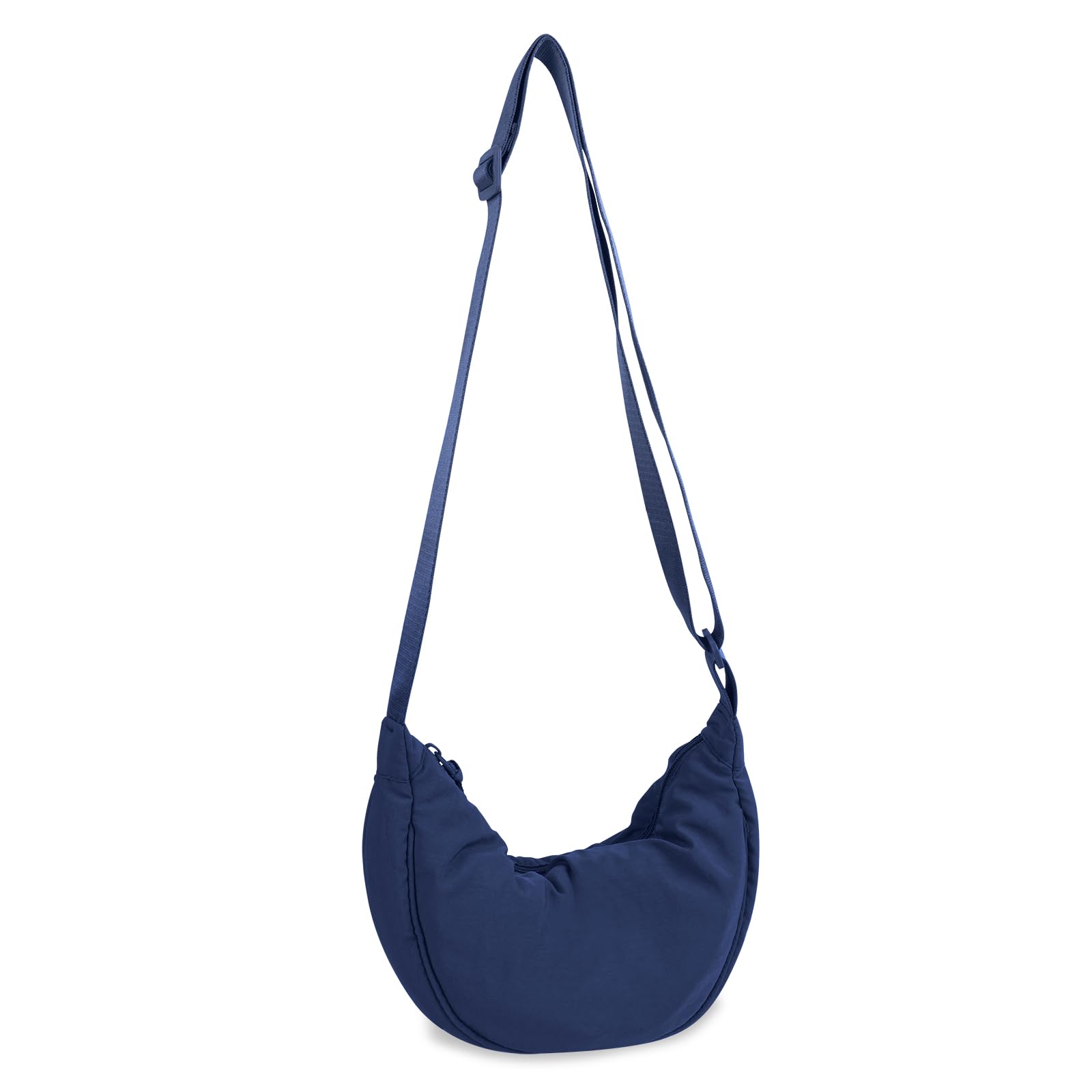 Nylon Crescent Crossbody Bag for Women Purses Trendy Men,Small Travel Sling Bag Hobo