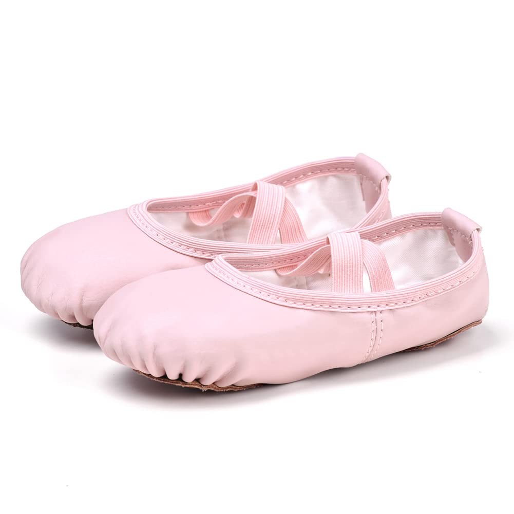 Stelle Ballet Shoes for Girls Toddler Ballet Slippers Soft Leather Boys Dance Shoes for Toddler/Little Kid/Big Kid