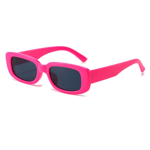 BUTABY Rectangle Sunglasses for Women Retro Driving Glasses 90’s Vintage Fashion Narrow Square Frame UV400 Protection