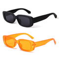 BUTABY Rectangle Sunglasses for Women Retro Driving Glasses 90’s Vintage Fashion Narrow Square Frame UV400 Protection