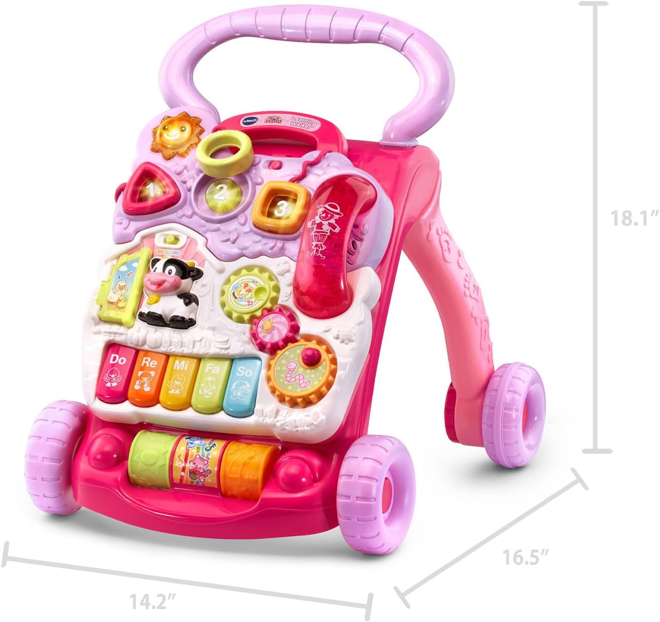 VTech Sit-to-Stand Learning Walker (Frustration Free Packaging), Blue