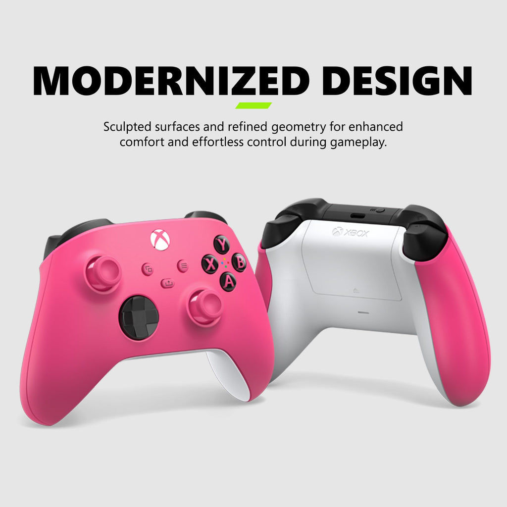Xbox Wireless Gaming Controller | Shock Blue | Console, PC, & Android | Textured Grip | Wireless, Bluetooth, USB-C Connectivity
