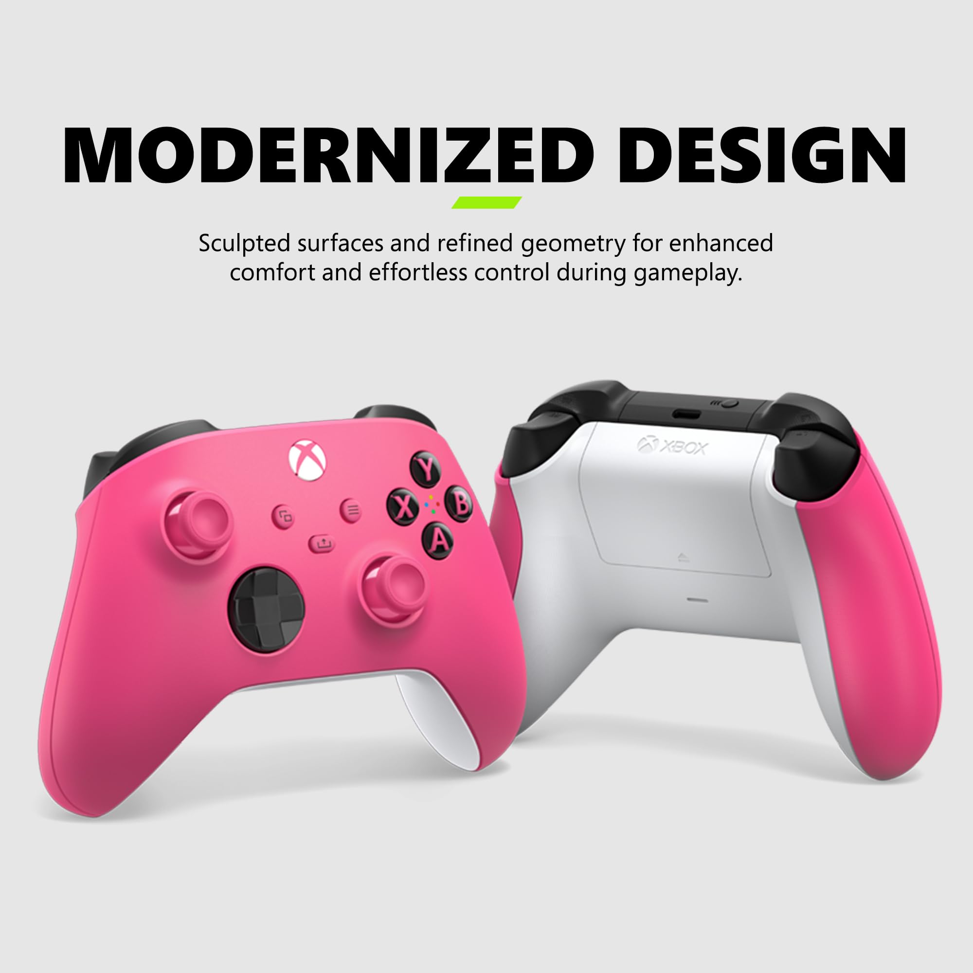 Xbox Wireless Gaming Controller | Shock Blue | Console, PC, & Android | Textured Grip | Wireless, Bluetooth, USB-C Connectivity