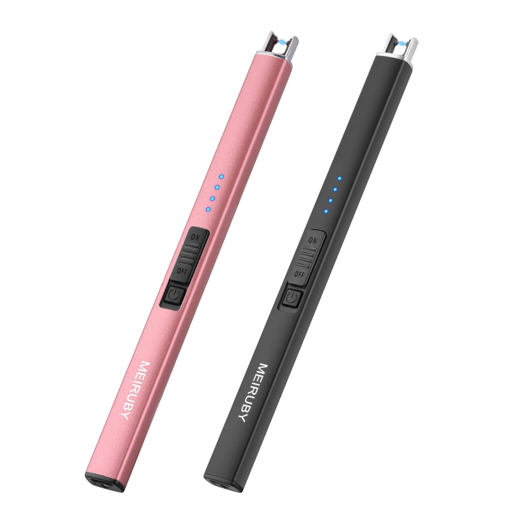 MEIRUBY Lighter Electric Candle Lighter, Birthday for Women Men Mom Wife Sister, Rechargeable USB Arc Lighters for Candle Camping BBQ
