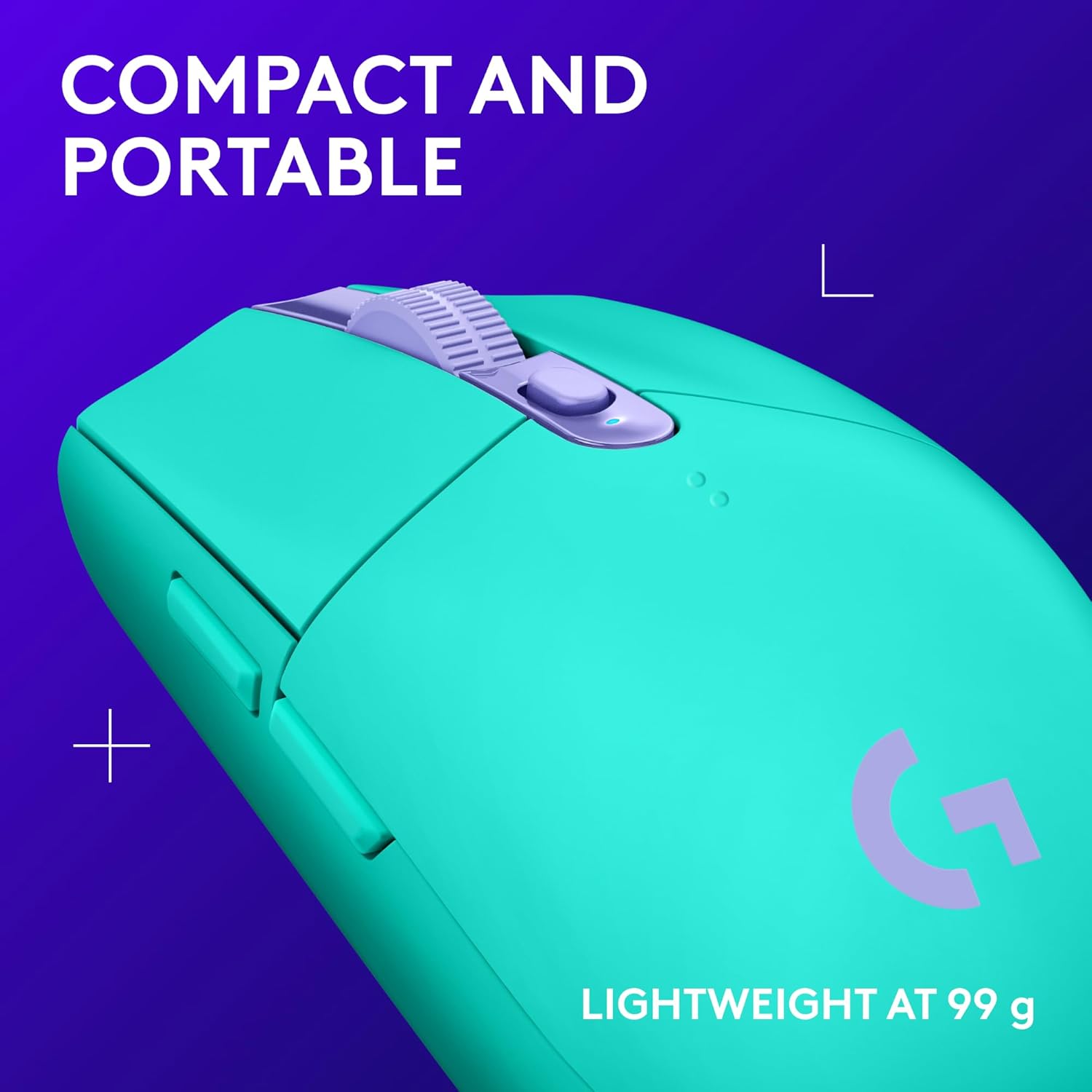 Logitech G305 Lightspeed Wireless Gaming Mouse, Hero Sensor, 12,000 DPI, Lightweight, 6 Programmable Buttons, 250h Battery, On-Board Memory, Compatible with PC, Mac - Black