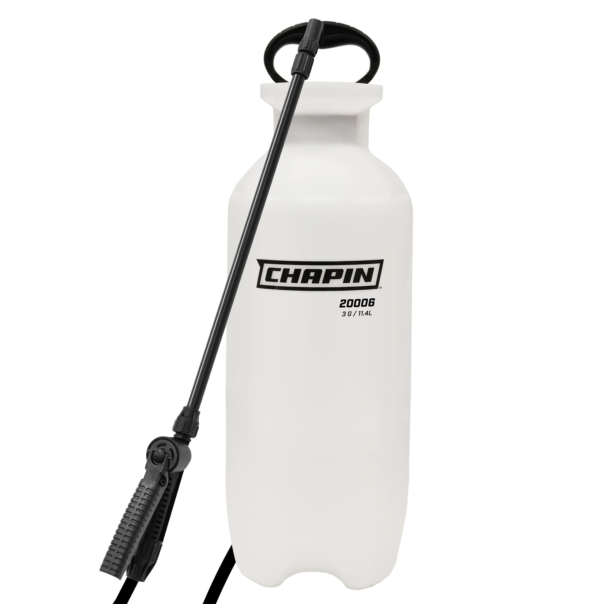 Chapin 20004 Pump Sprayer, 1-Gallon SureSpray Translucent Tank with an Easy Fill Funnel-Top Opening, Adjustable Cone Nozzle & 34" Long Reach Hose, Used for Fertilizer, Pesticides, Weeds & Pests