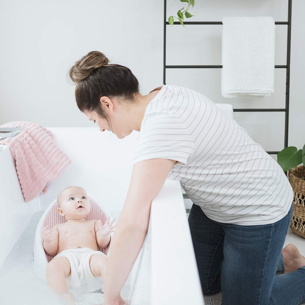 Angelcare Baby Bath Support (Gray) | Ideal for Babies Less Than 6 Months Old