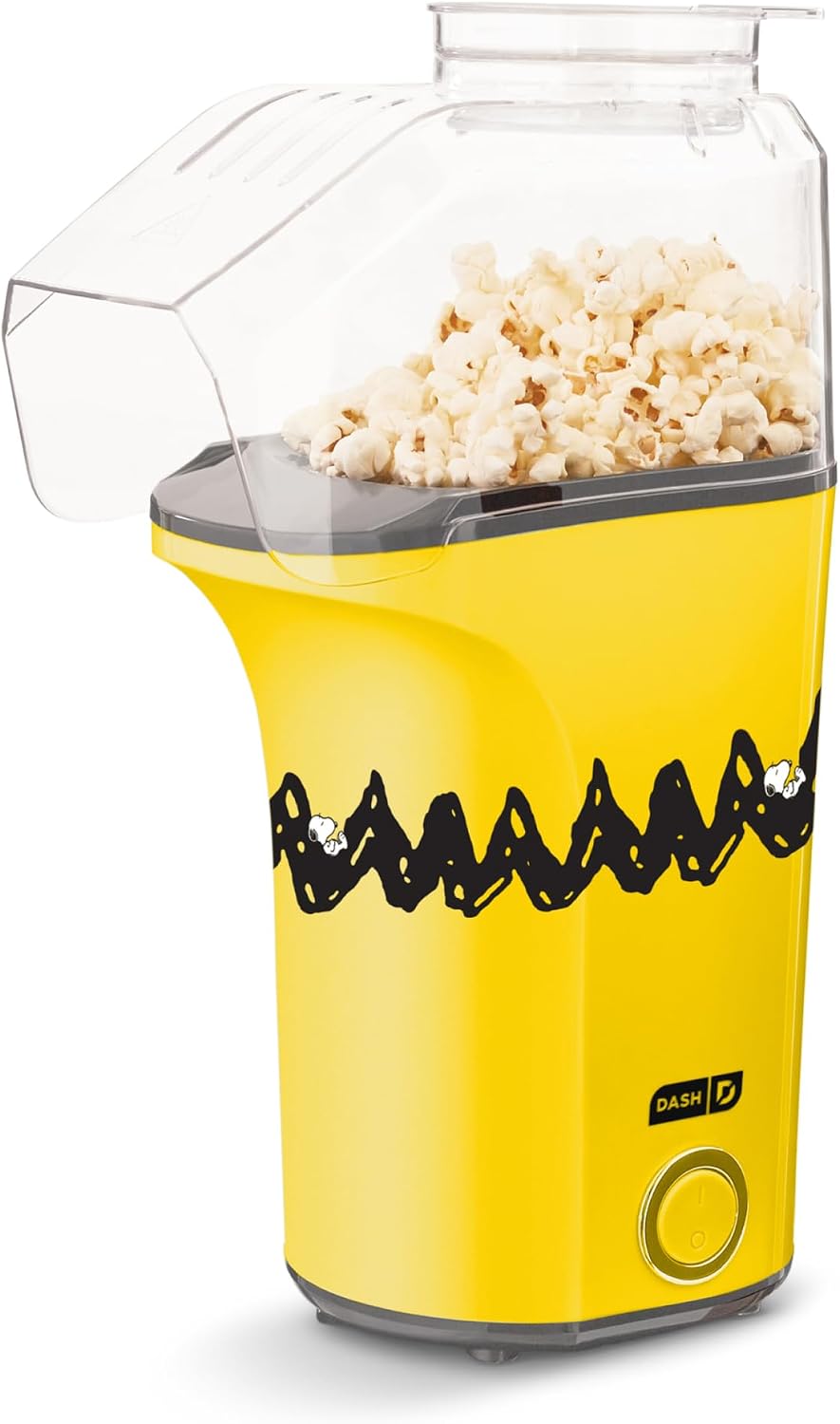 DASH Fresh Pop Popcorn Maker - Oil-Free, Air Popcorn Popper - With Measuring Cup & Recipe Guide - Perfect for Movie Nights - 16 Cups, Aqua