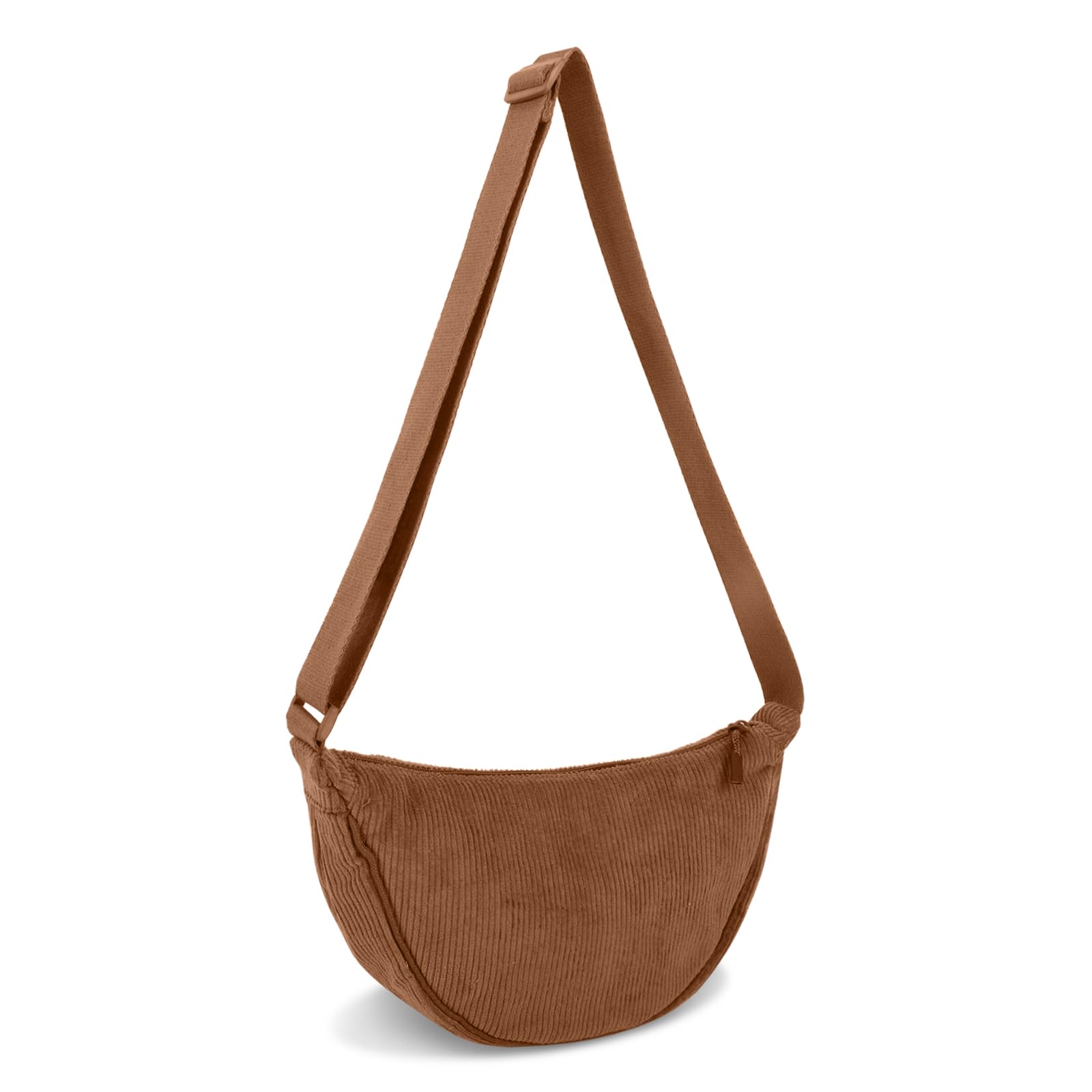 Nylon Crescent Crossbody Bag for Women Purses Trendy Men,Small Travel Sling Bag Hobo