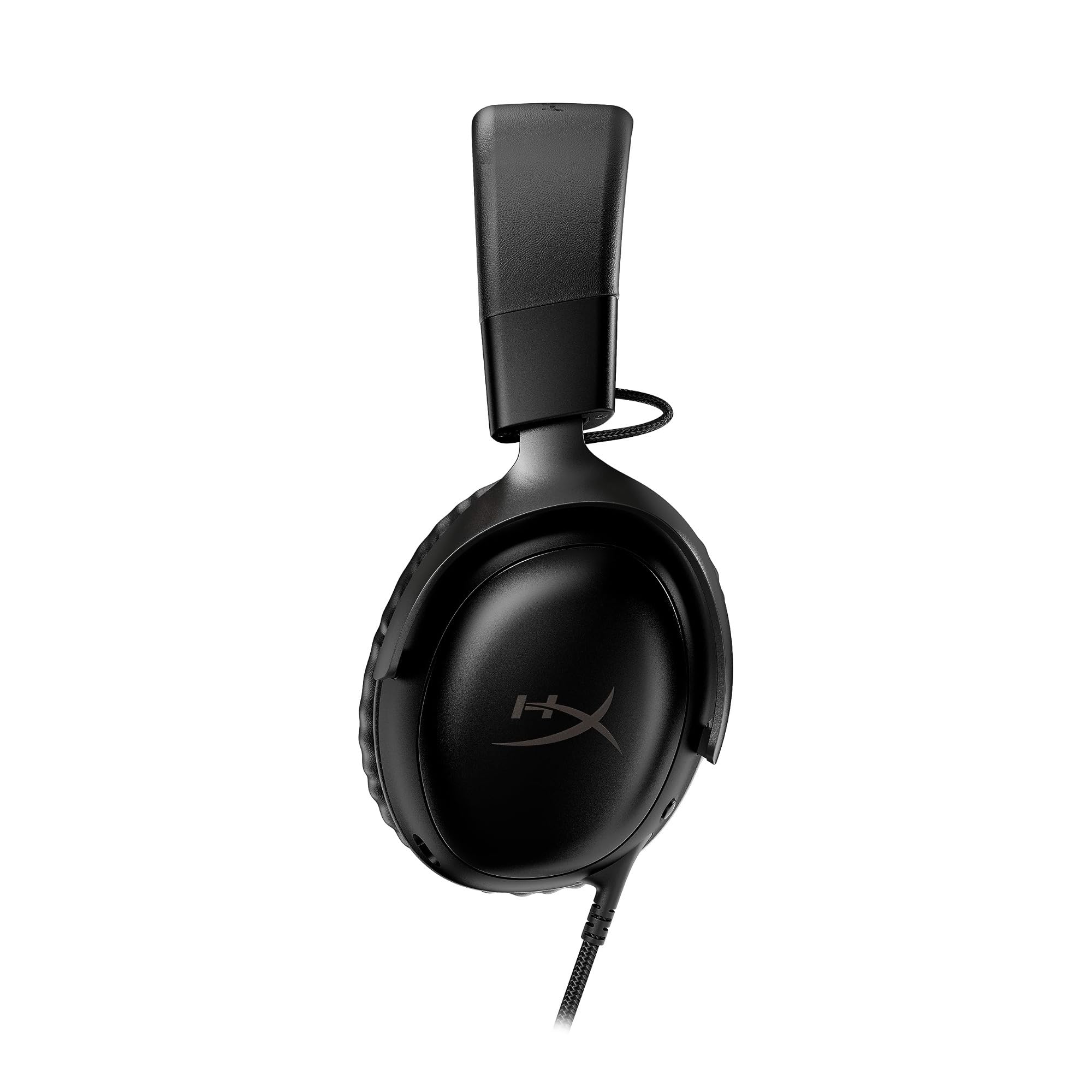 HyperX Cloud III – Wired Gaming Headset, PC, PS5, Xbox Series X|S, Angled 53mm Drivers, DTS Spatial Audio, Memory Foam, Durable Frame, Ultra-Clear 10mm Mic, USB-C, USB-A, 3.5mm – Black/Red