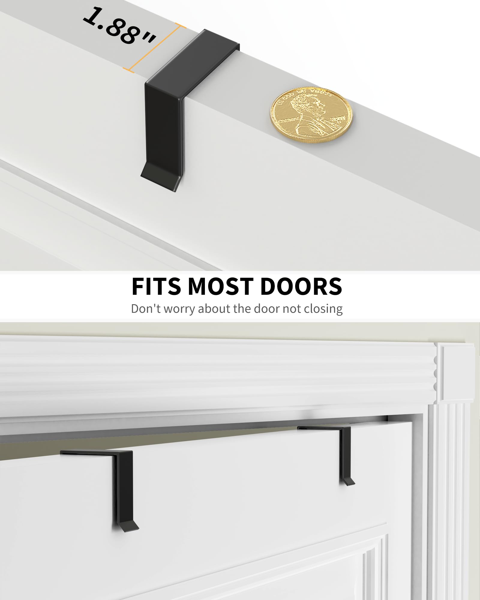 Moforoco White 9-Tier Over The Door Pantry Organizer, Pantry Organization And Storage, Metal Hanging Spice Rack Shelves Door, Home & Kitchen Essentials, Laundry Room Bathroom Organization