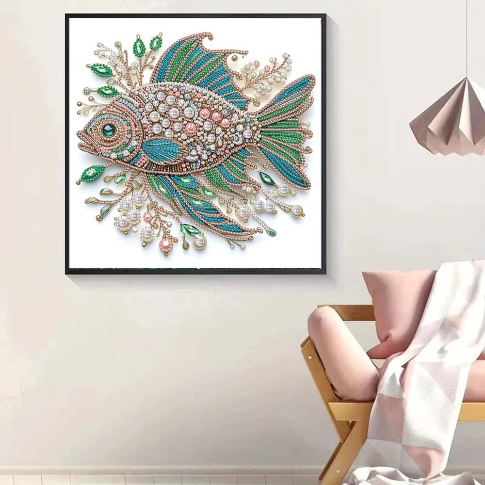 ZQEATRY Sea Turtle Animal Special Shape Diamond Art Kits for Adults,5D Diamond Painting Kits for Beginner,DIY Diamond Crystal Rhinestones Painting Kits for Home Wall Decor Gift 11.8 X 11.8inch