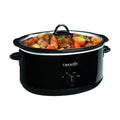 Crock-Pot 7-Quart Manual Slow Cooker, Family Size Serves 8+ People & Fits 6-lb Roast, Removable Stoneware with Warming Setting, Dishwasher Safe for Easy Cleanup, Stainless Steel