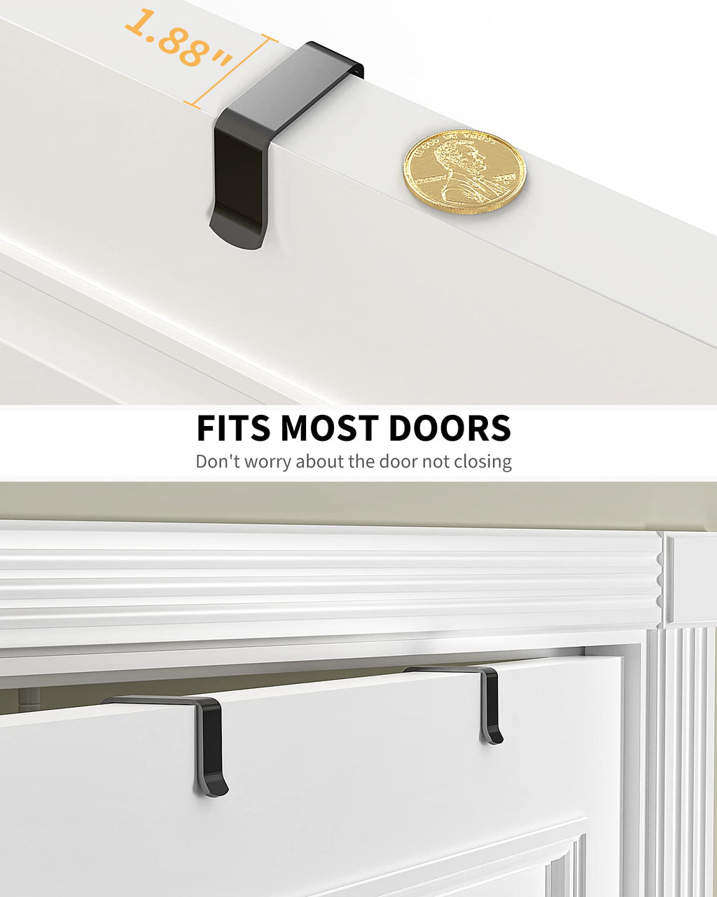 Moforoco White 9-Tier Over The Door Pantry Organizer, Pantry Organization And Storage, Metal Hanging Spice Rack Shelves Door, Home & Kitchen Essentials, Laundry Room Bathroom Organization