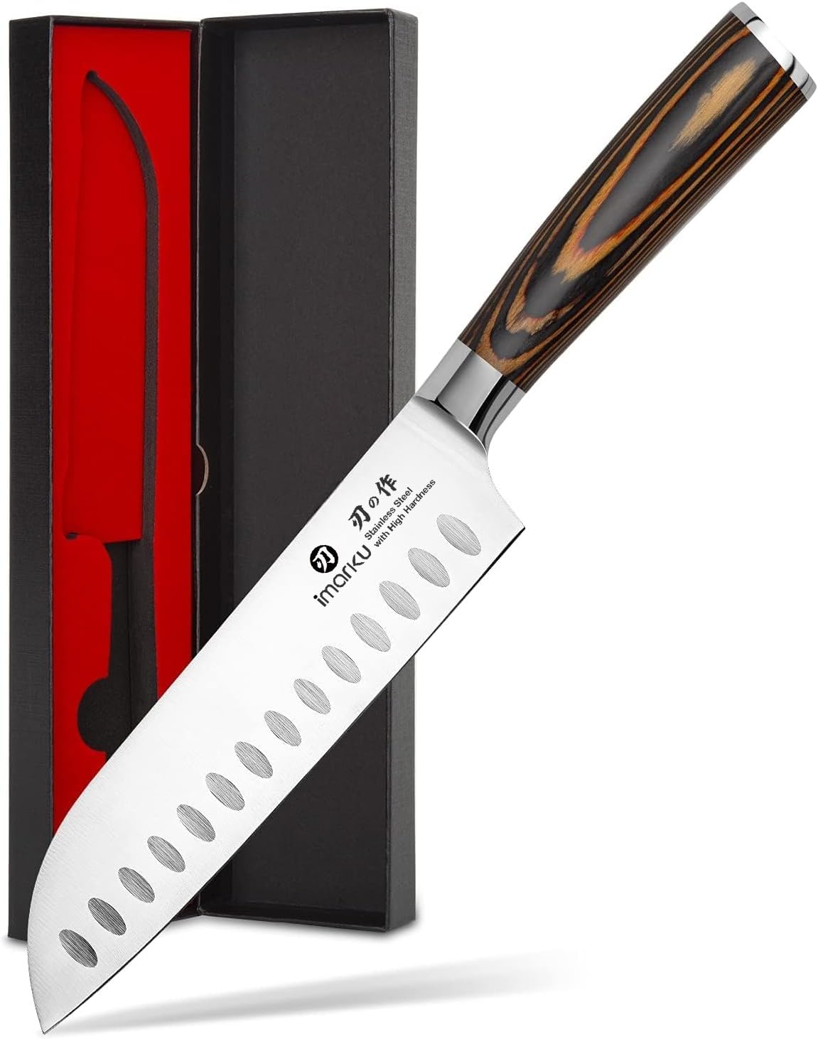 imarku Chef Knife 7 Inch Kitchen Knife Ultra Sharp Santoku Knife - High Carbon Japanese Chefs Knife, Kitchen Gadgets 2025, Apartment Essentials, Birthday Gifts for Him Her, Best Gifts for Women Men