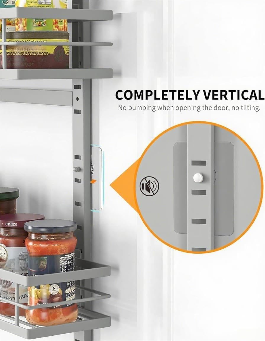 Moforoco White 9-Tier Over The Door Pantry Organizer, Pantry Organization And Storage, Metal Hanging Spice Rack Shelves Door, Home & Kitchen Essentials, Laundry Room Bathroom Organization