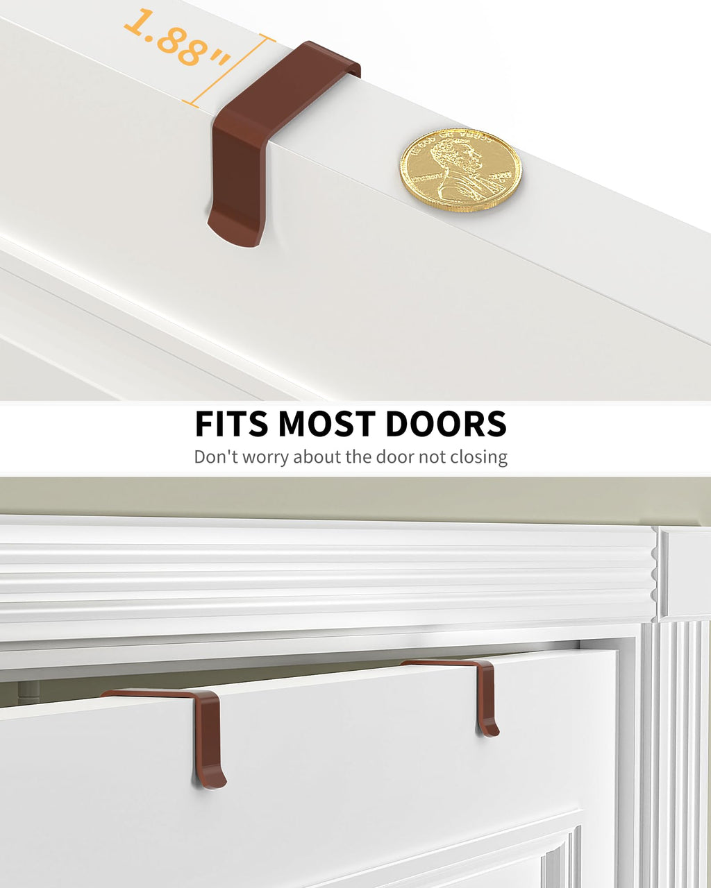 Moforoco White 9-Tier Over The Door Pantry Organizer, Pantry Organization And Storage, Metal Hanging Spice Rack Shelves Door, Home & Kitchen Essentials, Laundry Room Bathroom Organization