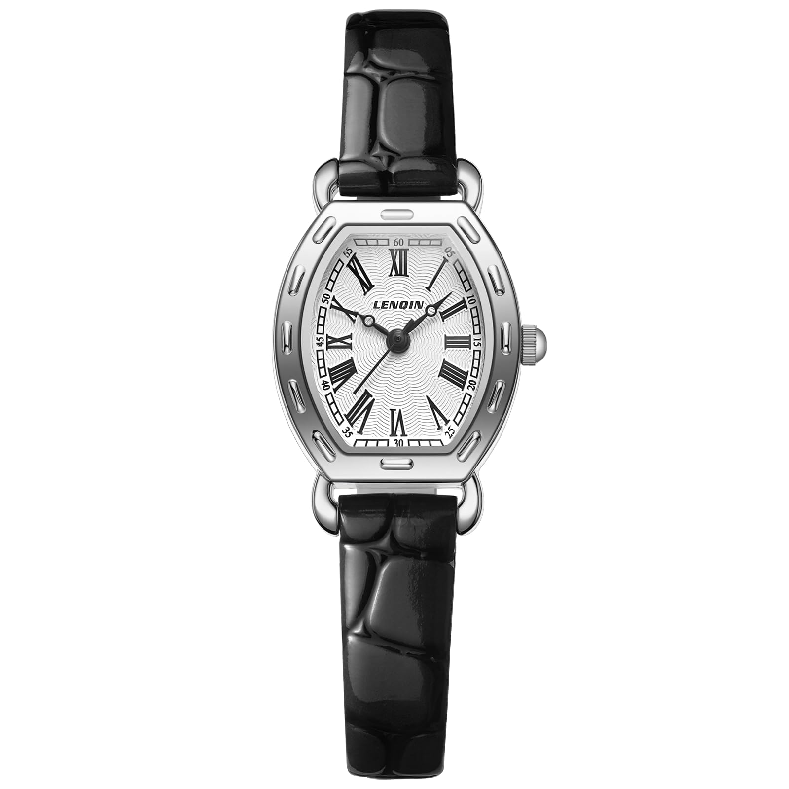 LN LENQIN Ladies Watches Analog Quartz Watch for Women Waterproof Women's Wrist Watches Easy Reader Womens Watch with Leather Strap