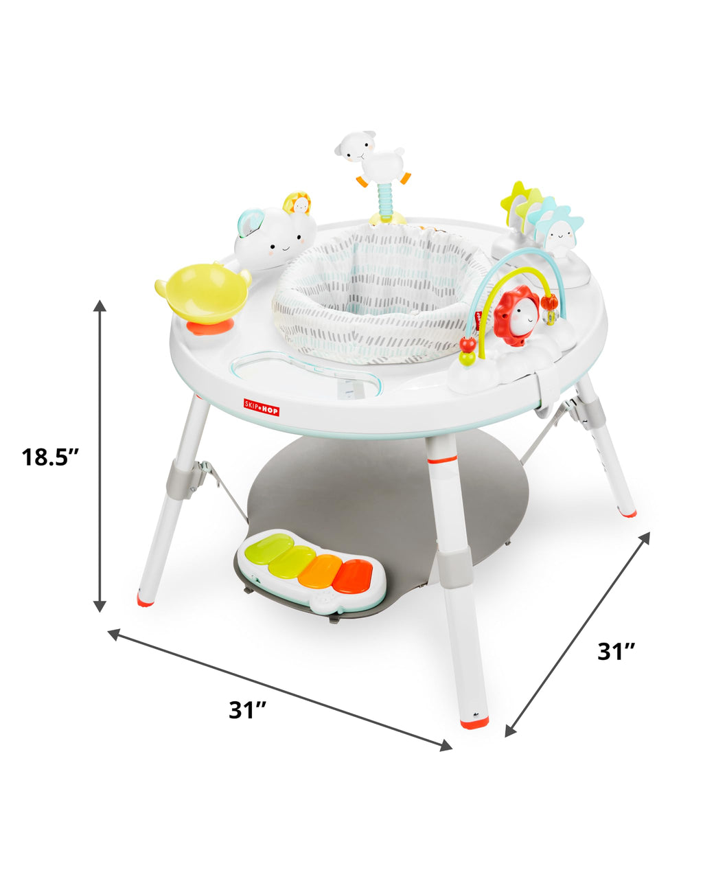 Skip Hop Baby Activity Center: Interactive Play Center with 3-Stage Grow-with-Me Functionality, 4mo+, Explore & More