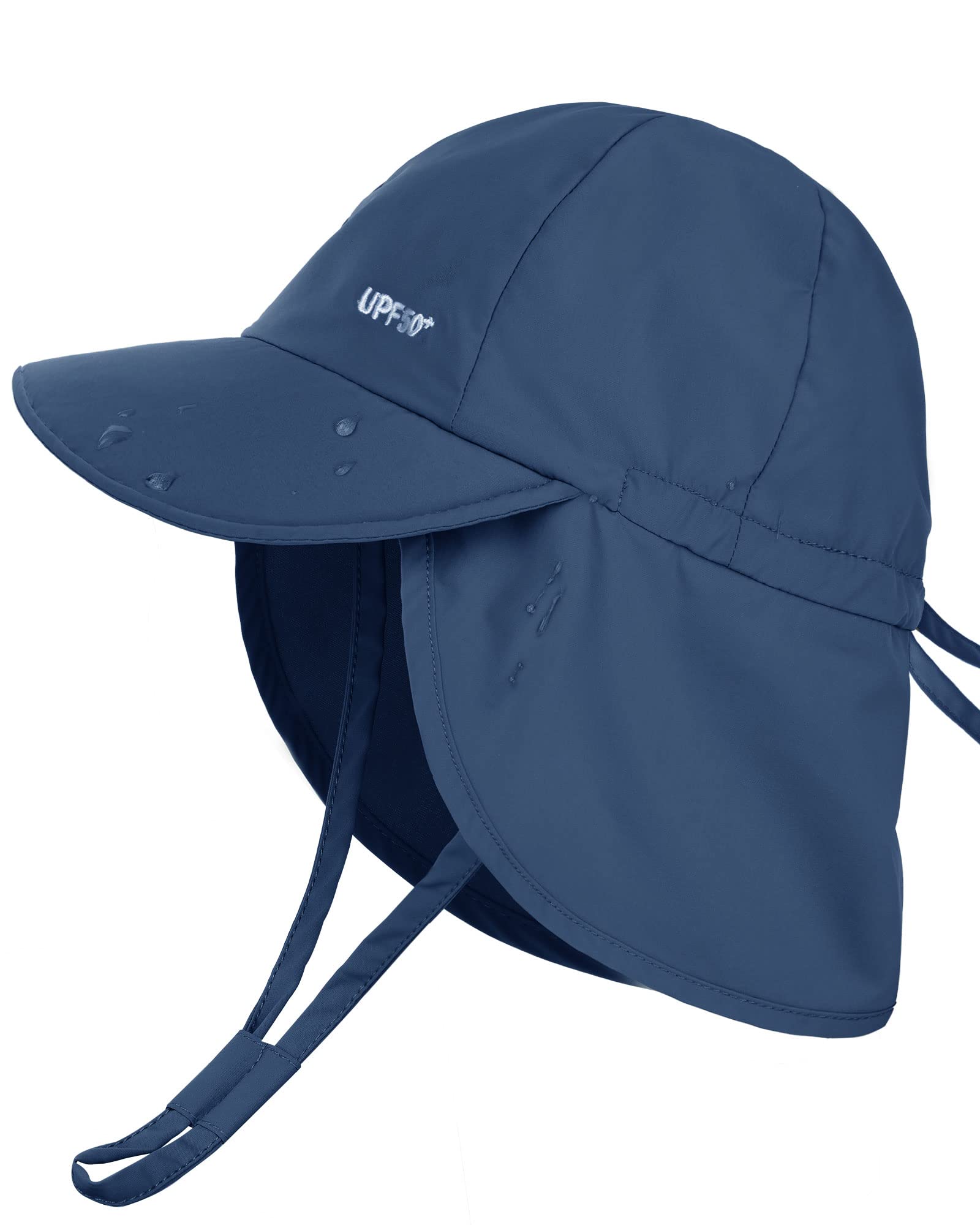 FURTALK Baby Sun Hat with Neck Flap UPF 50+ Adjustable Baby Boys Girls Summer Beach Hat for Traveling Swim Hat