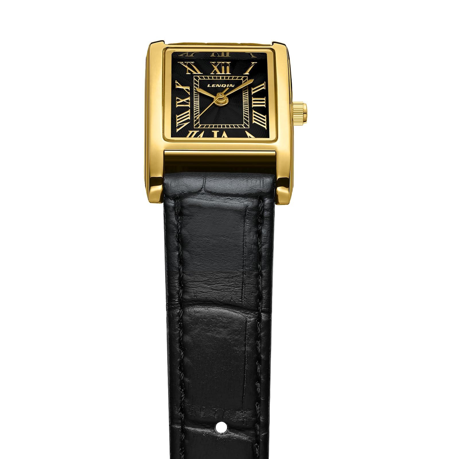 LN LENQIN Ladies Watches Analog Quartz Watch for Women Waterproof Women's Wrist Watches Easy Reader Womens Watch with Leather Strap