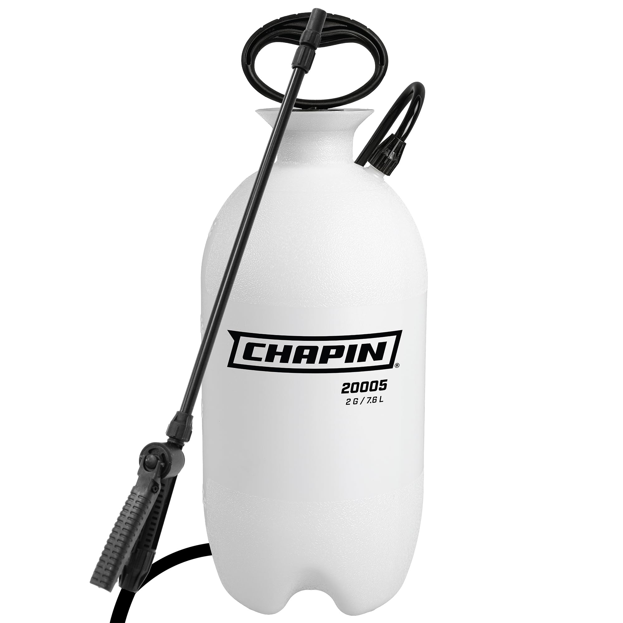 Chapin 20004 Pump Sprayer, 1-Gallon SureSpray Translucent Tank with an Easy Fill Funnel-Top Opening, Adjustable Cone Nozzle & 34" Long Reach Hose, Used for Fertilizer, Pesticides, Weeds & Pests