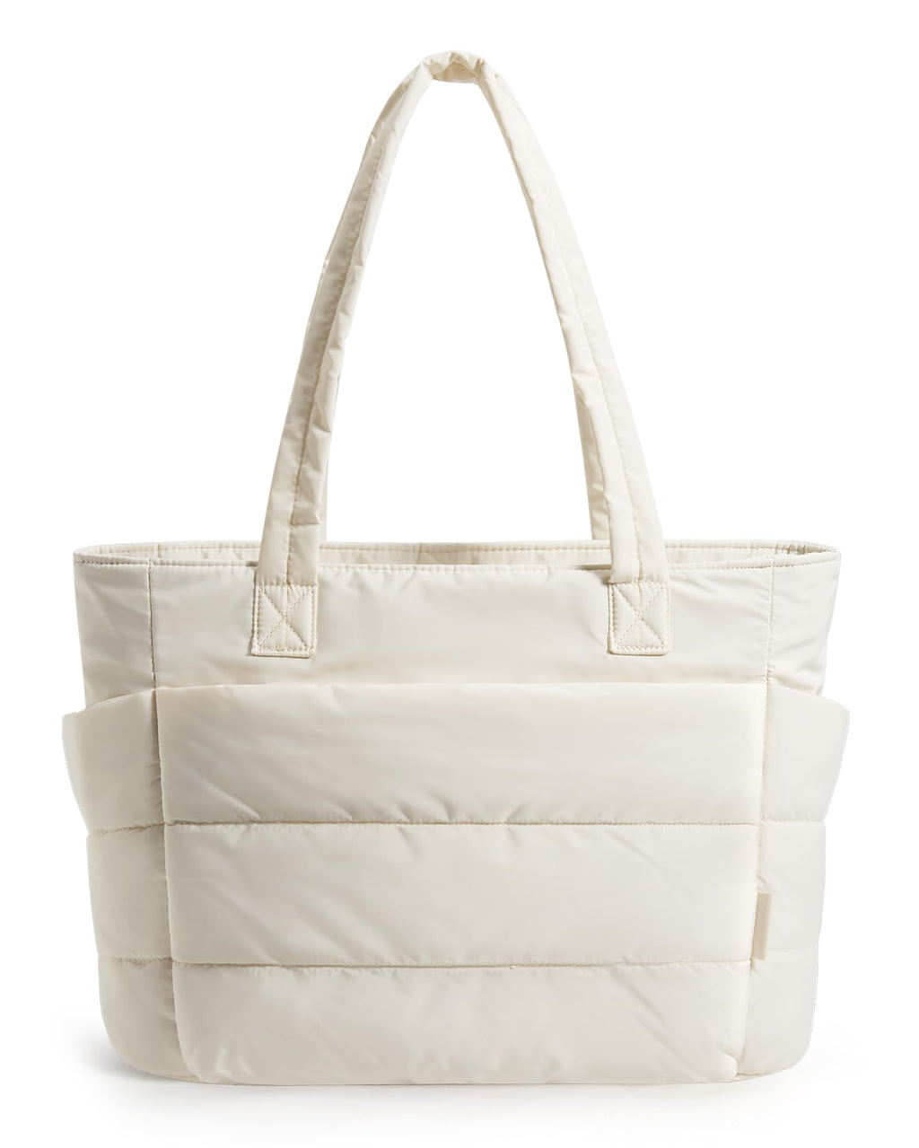 BAGSMART Tote Bag for Women, Lightweight Puffy Tote Bag with Compartments Shoulder Bag Handbag for Travel, Work, Gym | Lightweight, Puffy, Quilted, Work, for Travel