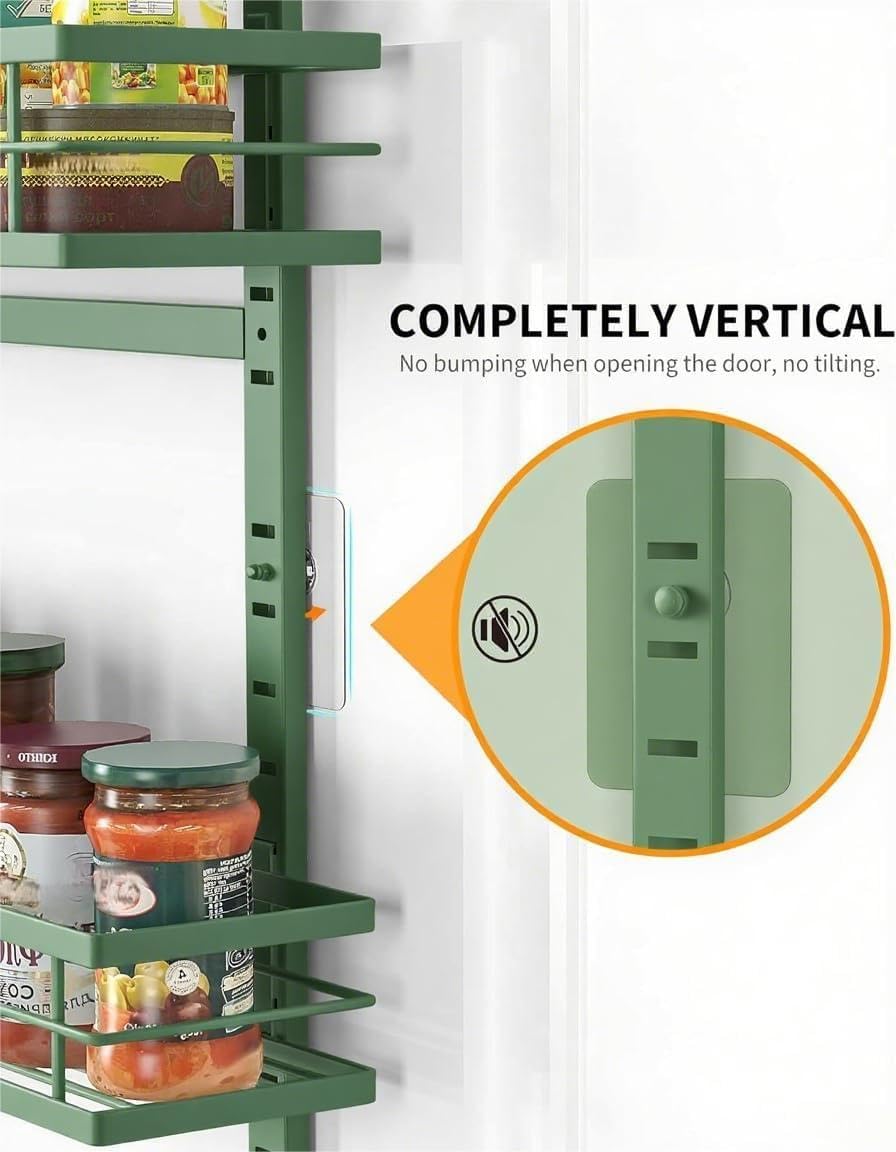 Moforoco White 9-Tier Over The Door Pantry Organizer, Pantry Organization And Storage, Metal Hanging Spice Rack Shelves Door, Home & Kitchen Essentials, Laundry Room Bathroom Organization