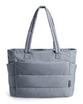 BAGSMART Tote Bag for Women, Lightweight Puffy Tote Bag with Compartments Shoulder Bag Handbag for Travel, Work, Gym | Lightweight, Puffy, Quilted, Work, for Travel