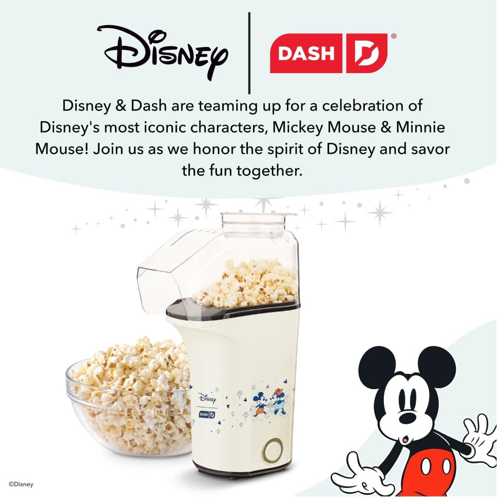 DASH Fresh Pop Popcorn Maker - Oil-Free, Air Popcorn Popper - With Measuring Cup & Recipe Guide - Perfect for Movie Nights - 16 Cups, Aqua