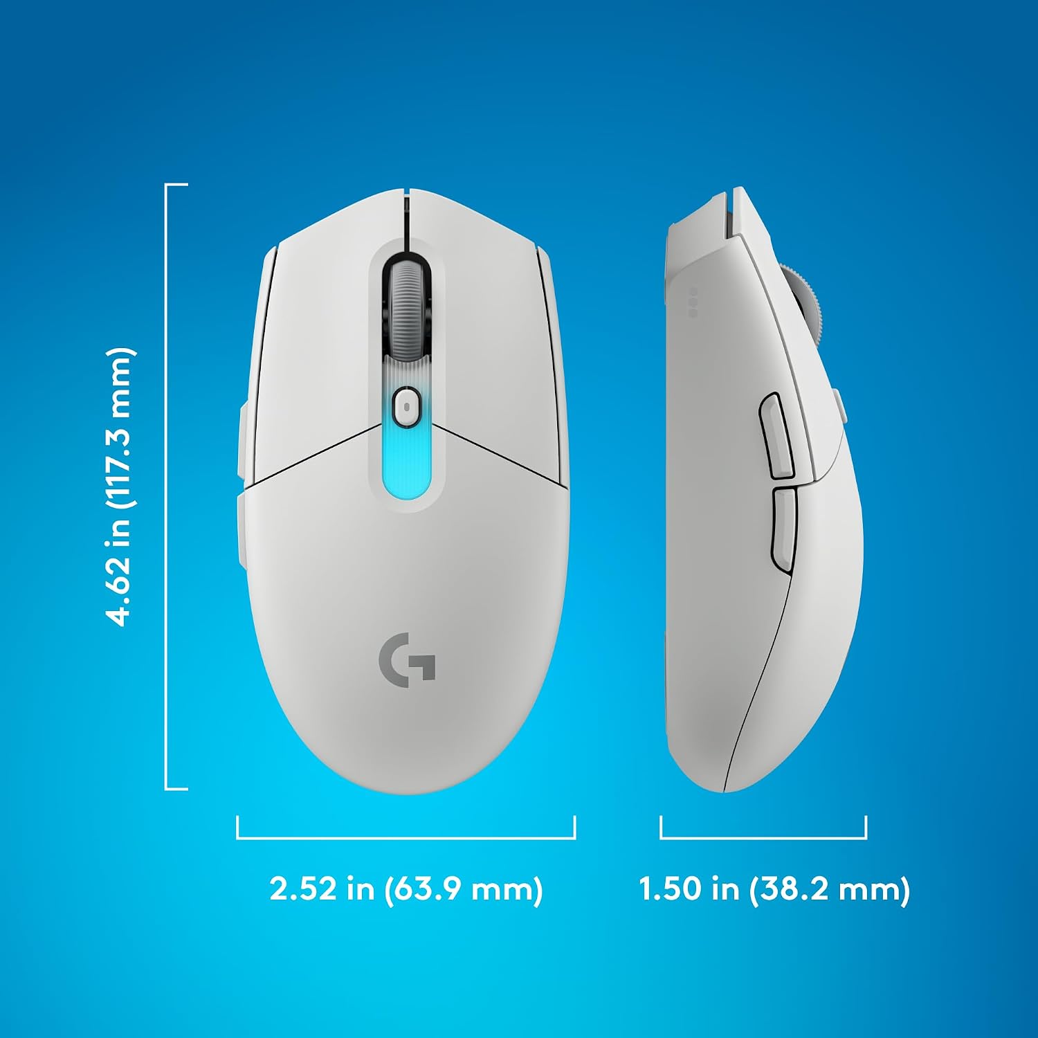 Logitech G305 Lightspeed Wireless Gaming Mouse, Hero Sensor, 12,000 DPI, Lightweight, 6 Programmable Buttons, 250h Battery, On-Board Memory, Compatible with PC, Mac - Black