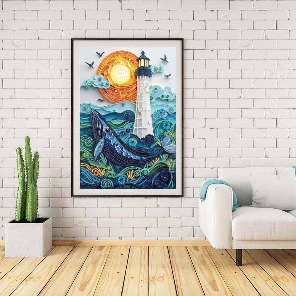 ZQEATRY Sea Turtle Animal Special Shape Diamond Art Kits for Adults,5D Diamond Painting Kits for Beginner,DIY Diamond Crystal Rhinestones Painting Kits for Home Wall Decor Gift 11.8 X 11.8inch
