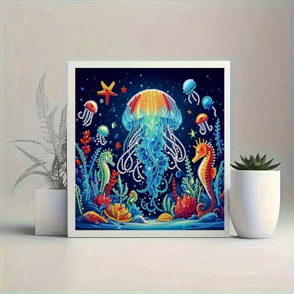 ZQEATRY Sea Turtle Animal Special Shape Diamond Art Kits for Adults,5D Diamond Painting Kits for Beginner,DIY Diamond Crystal Rhinestones Painting Kits for Home Wall Decor Gift 11.8 X 11.8inch