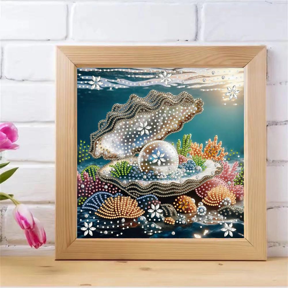 ZQEATRY Sea Turtle Animal Special Shape Diamond Art Kits for Adults,5D Diamond Painting Kits for Beginner,DIY Diamond Crystal Rhinestones Painting Kits for Home Wall Decor Gift 11.8 X 11.8inch