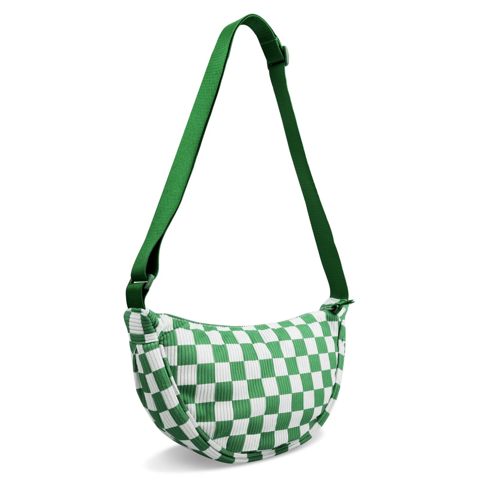 Nylon Crescent Crossbody Bag for Women Purses Trendy Men,Small Travel Sling Bag Hobo