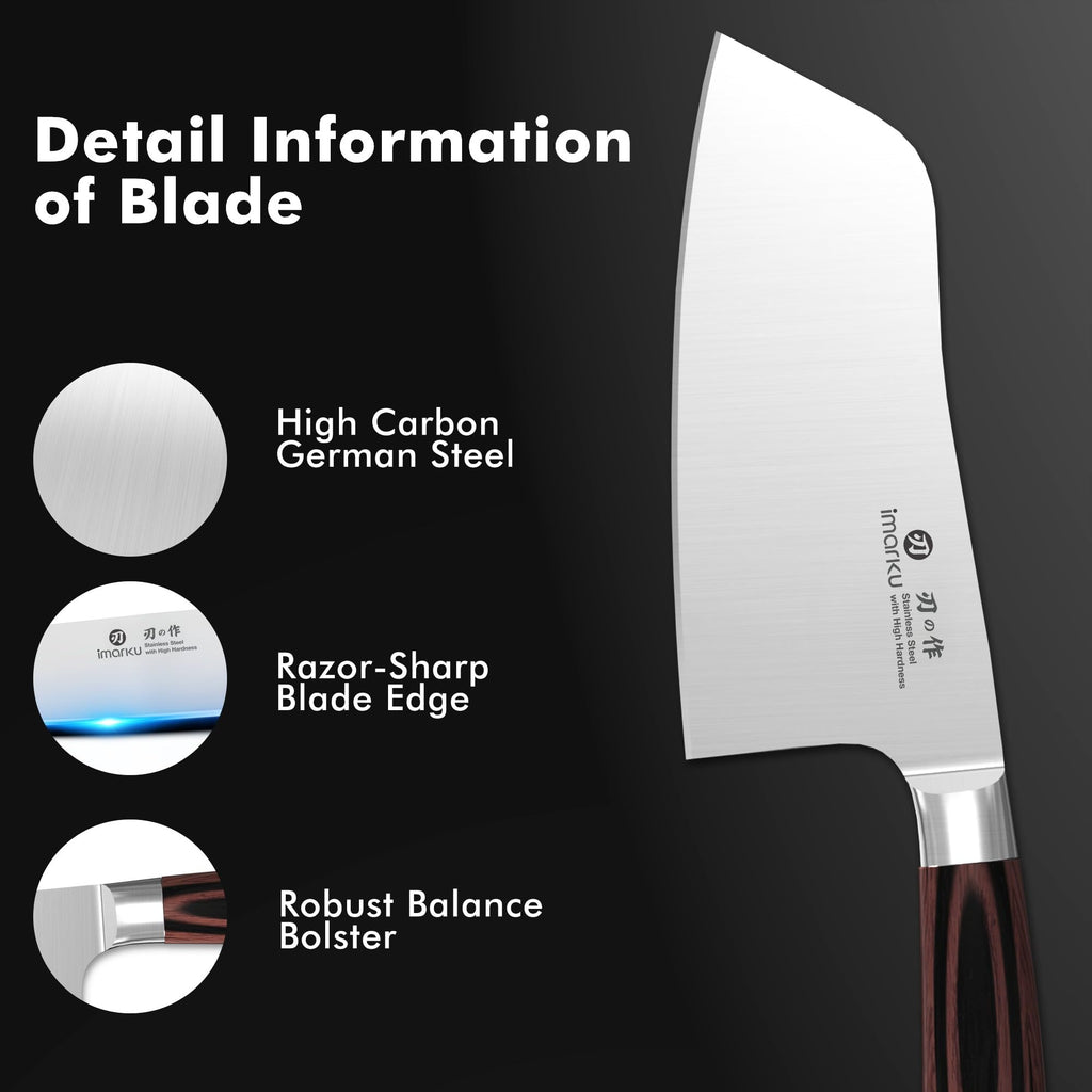 imarku Chef Knife 7 Inch Kitchen Knife Ultra Sharp Santoku Knife - High Carbon Japanese Chefs Knife, Kitchen Gadgets 2025, Apartment Essentials, Birthday Gifts for Him Her, Best Gifts for Women Men