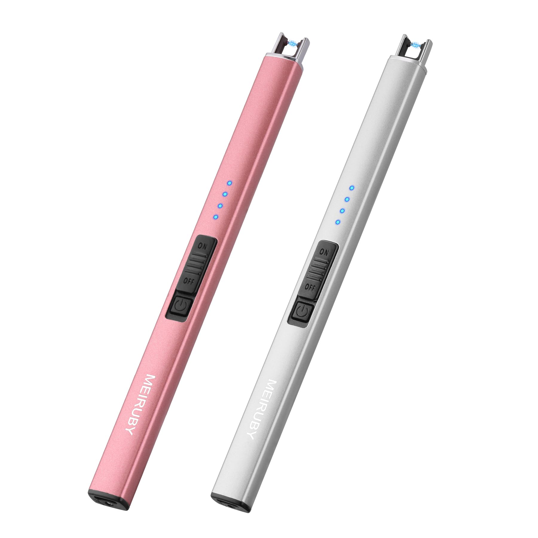 MEIRUBY Lighter Electric Candle Lighter, Birthday for Women Men Mom Wife Sister, Rechargeable USB Arc Lighters for Candle Camping BBQ