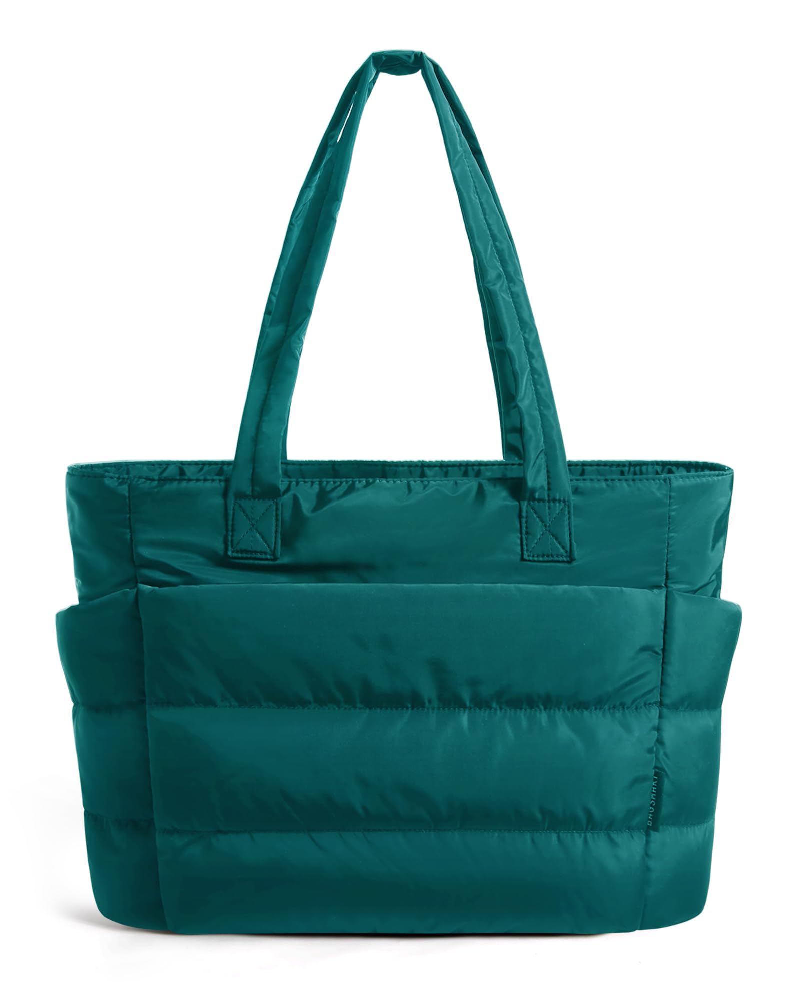 BAGSMART Tote Bag for Women, Lightweight Puffy Tote Bag with Compartments Shoulder Bag Handbag for Travel, Work, Gym | Lightweight, Puffy, Quilted, Work, for Travel
