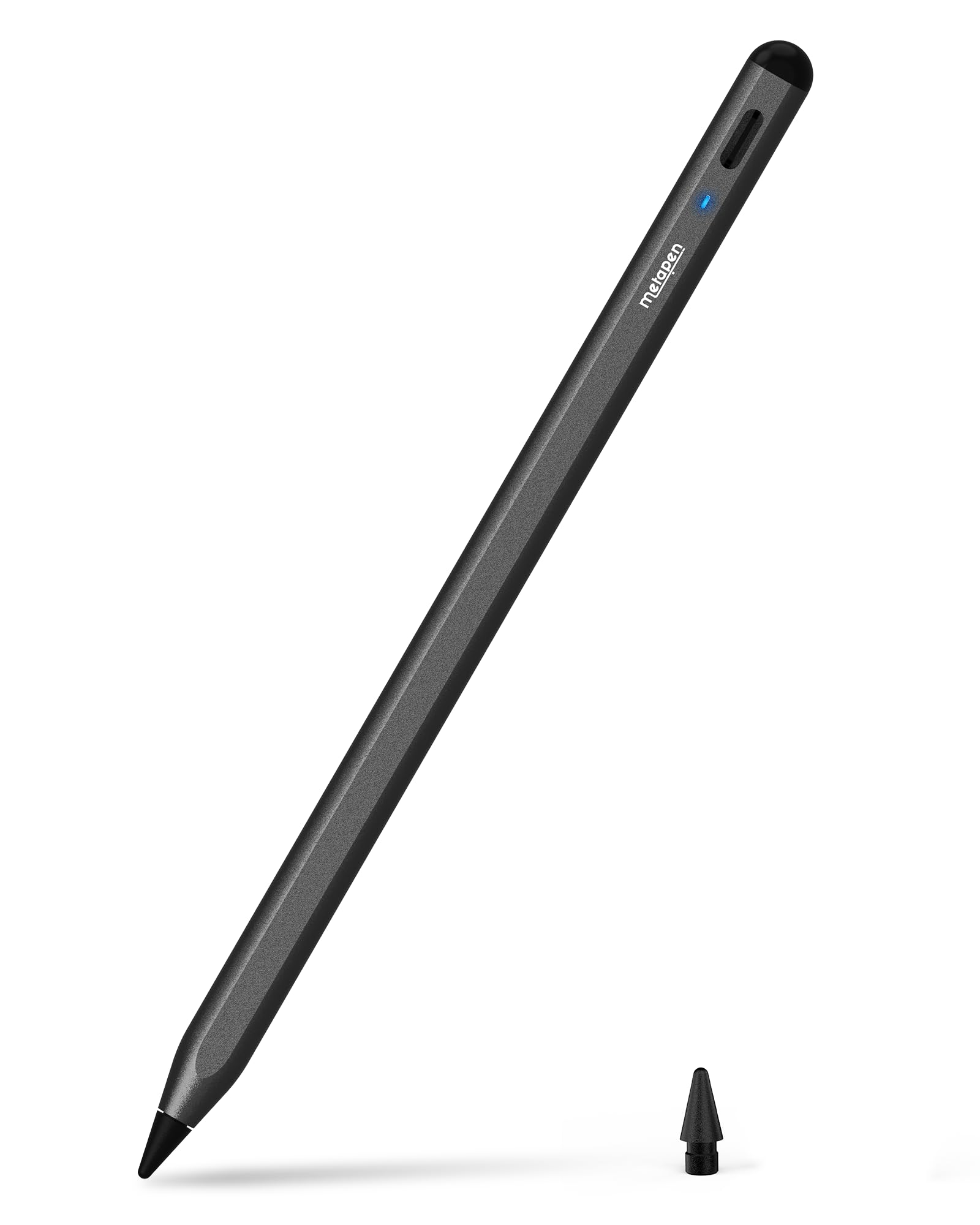 Metapen A8 iPad Pencil for Apple iPad 2018-2026, 4Min Fast Charge, Palm Rejection Stylus Pen for iPad 11/10/9/8/7/6th Gen, iPad Accessories for Pro 12.9/11/13-inch M4, Air 3/4/5/M2/M3, Mini 5/6th