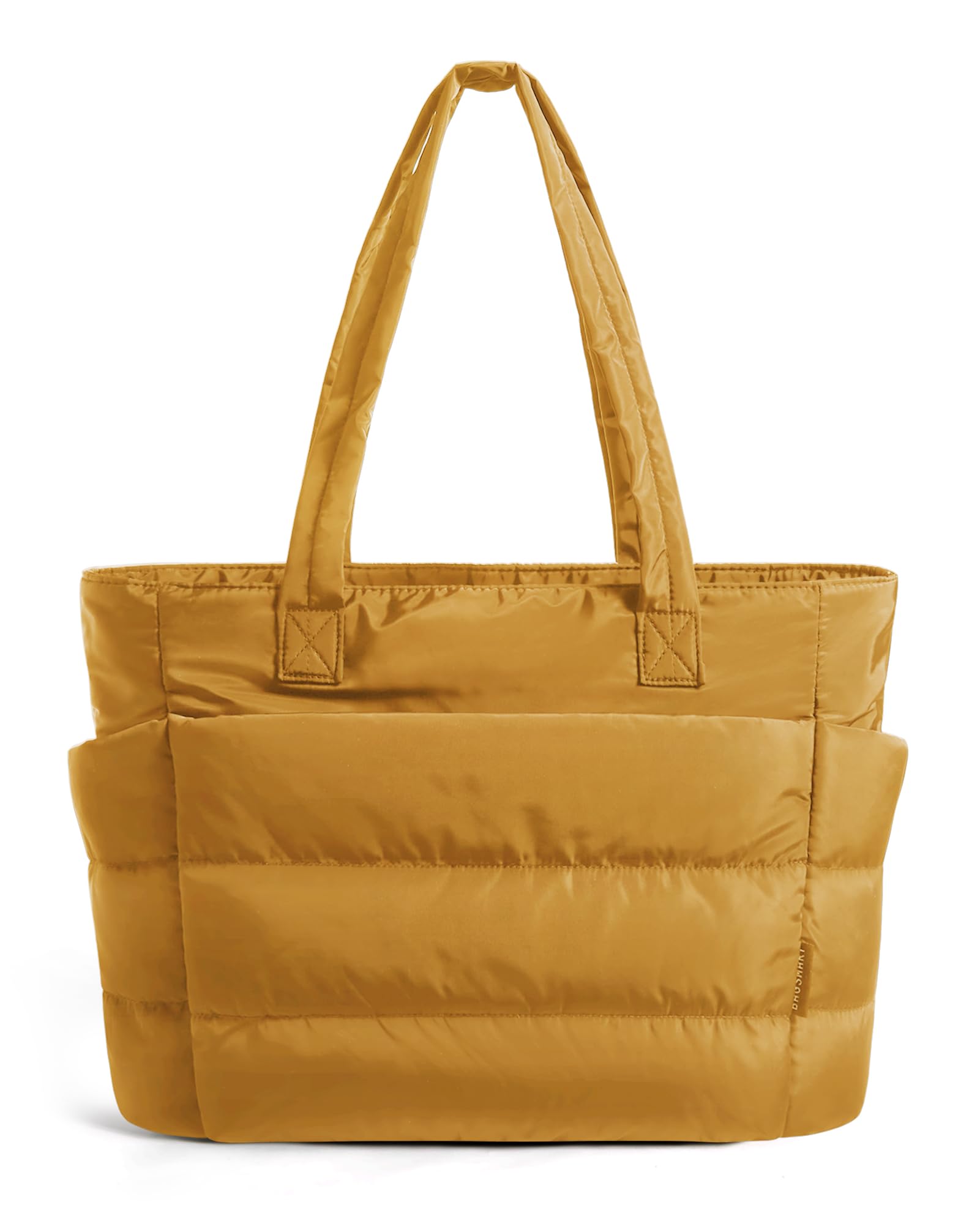 BAGSMART Tote Bag for Women, Lightweight Puffy Tote Bag with Compartments Shoulder Bag Handbag for Travel, Work, Gym | Lightweight, Puffy, Quilted, Work, for Travel
