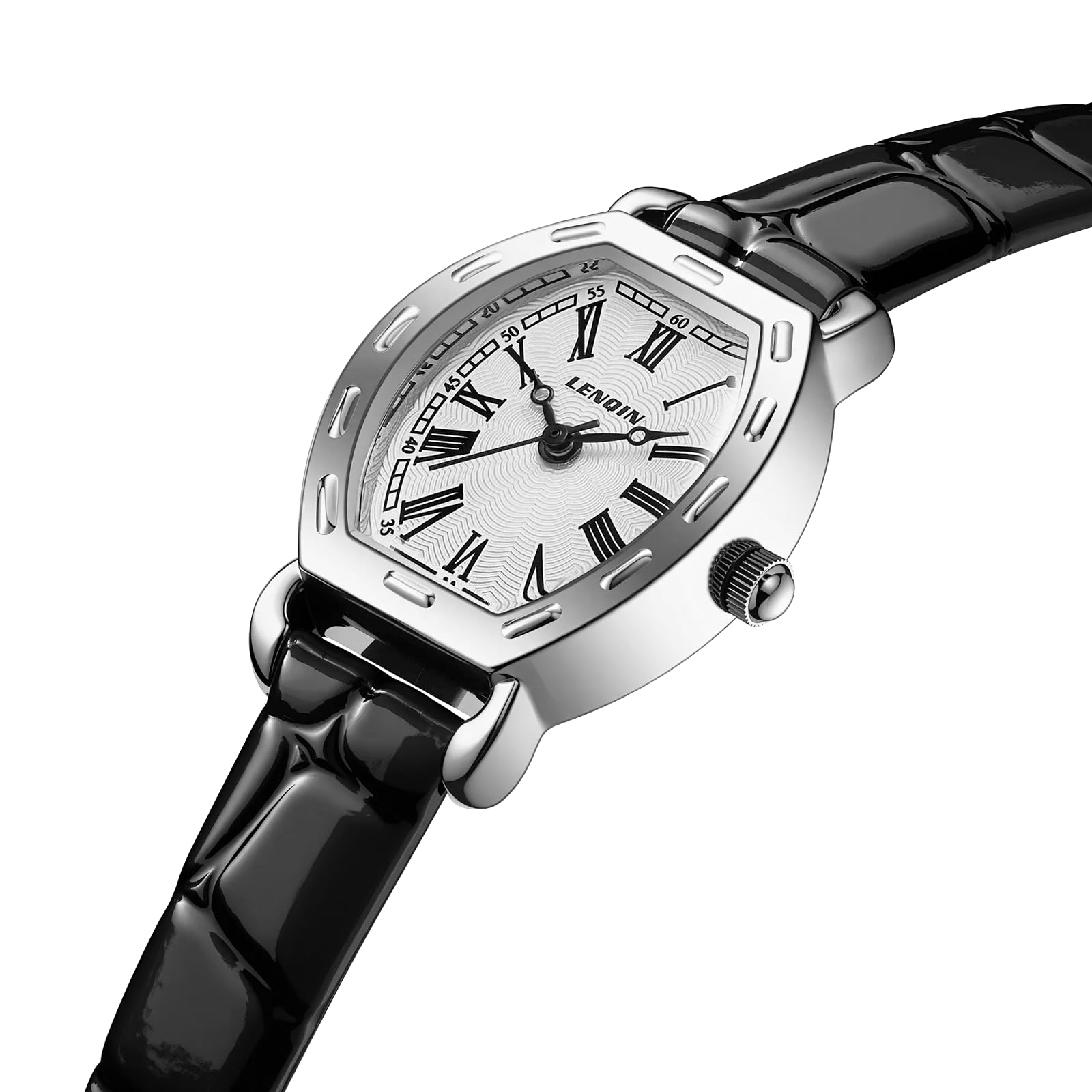 LN LENQIN Ladies Watches Analog Quartz Watch for Women Waterproof Women's Wrist Watches Easy Reader Womens Watch with Leather Strap