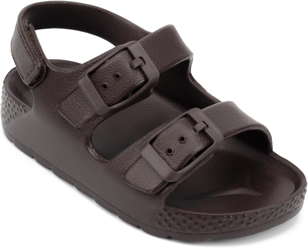 ChayChax Toddler Boys Girls Double Buckle Sandals Children's Adjustable Back Strap Water Sandal