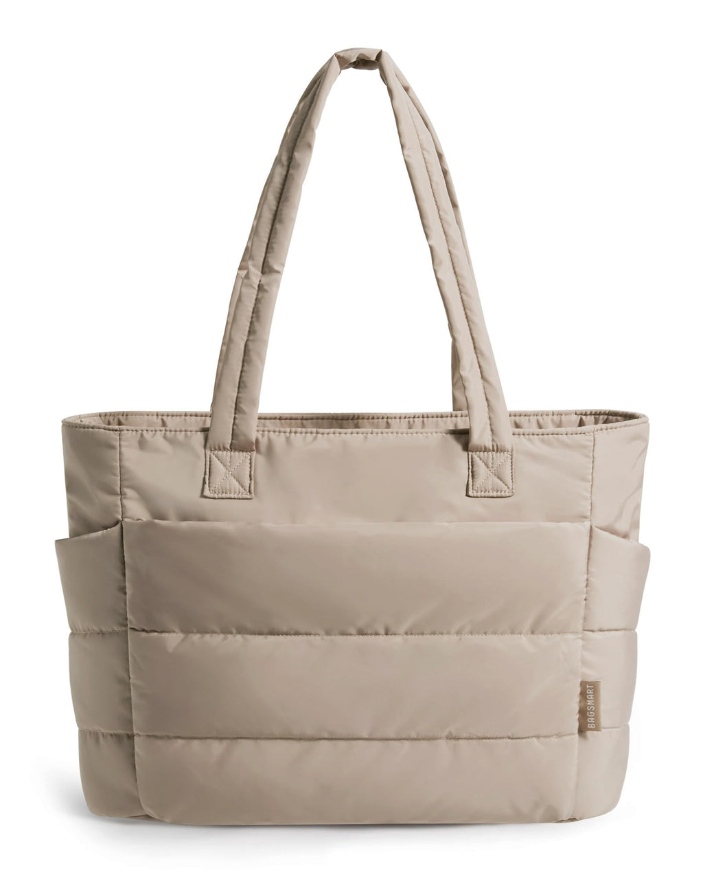 BAGSMART Tote Bag for Women, Lightweight Puffy Tote Bag with Compartments Shoulder Bag Handbag for Travel, Work, Gym | Lightweight, Puffy, Quilted, Work, for Travel