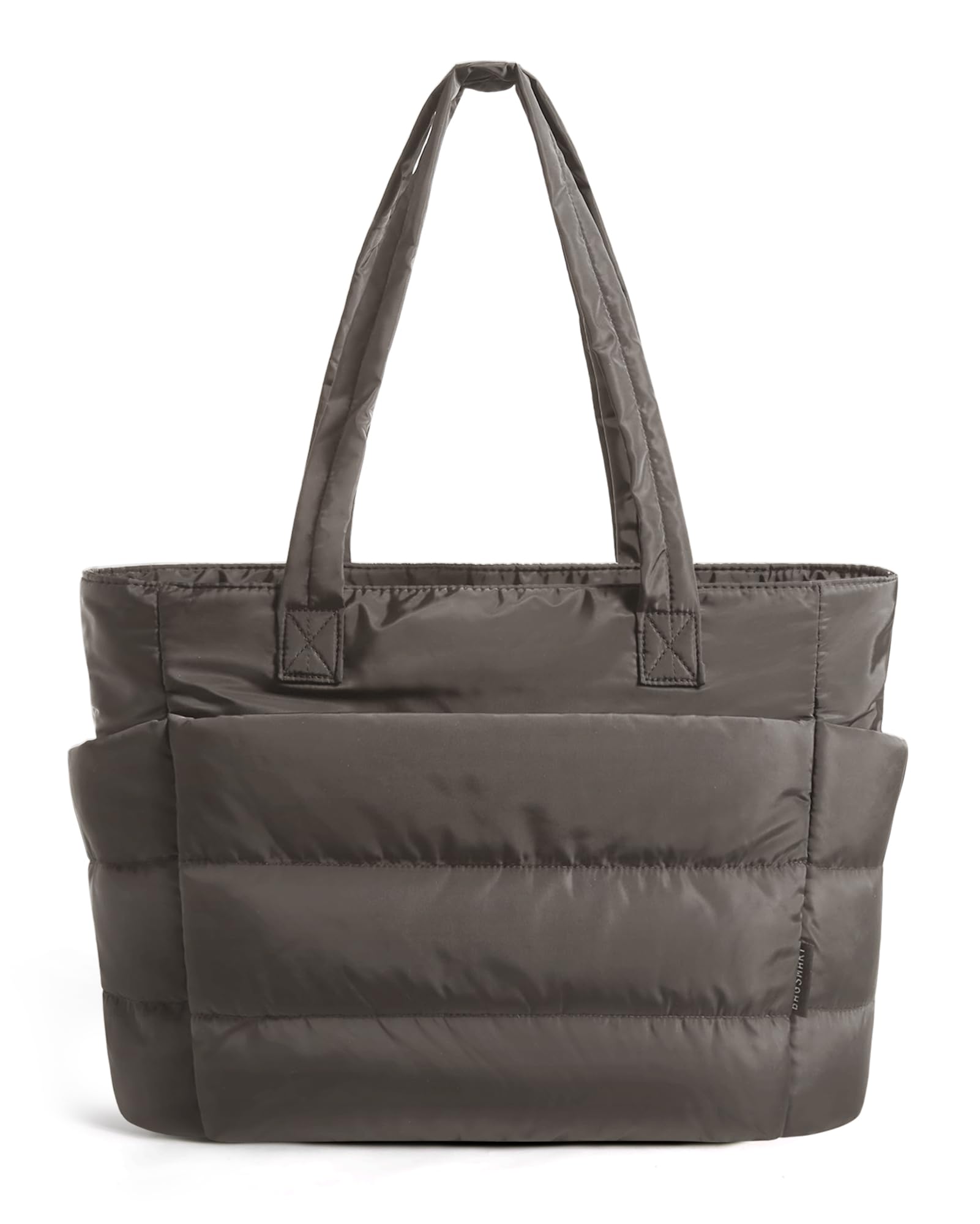 BAGSMART Tote Bag for Women, Lightweight Puffy Tote Bag with Compartments Shoulder Bag Handbag for Travel, Work, Gym | Lightweight, Puffy, Quilted, Work, for Travel