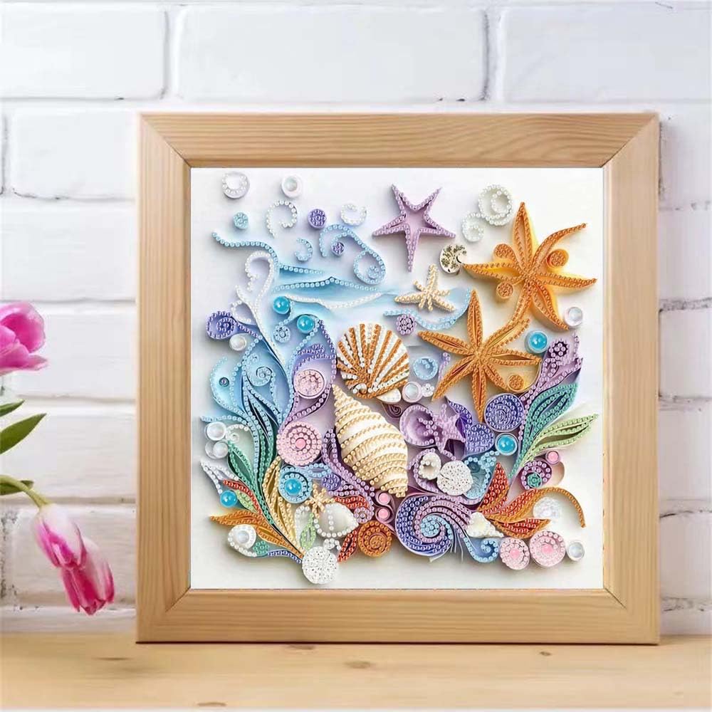 ZQEATRY Sea Turtle Animal Special Shape Diamond Art Kits for Adults,5D Diamond Painting Kits for Beginner,DIY Diamond Crystal Rhinestones Painting Kits for Home Wall Decor Gift 11.8 X 11.8inch